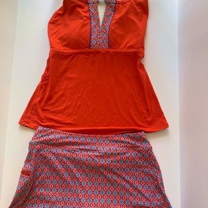 Beach House 2 piece swim suit top& bottoms.